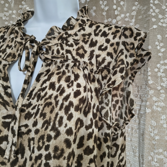 J. Crew Leopard Print Blouse - Picture 4 of 6